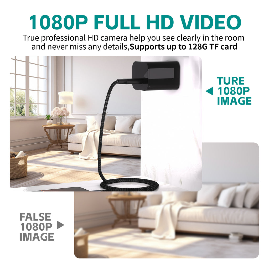 903 Charger Camera Mini Wall Plug Recorder Scoket Small Home Office Secuirty Cam