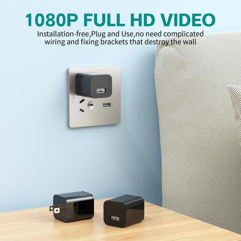 903 Charger Camera Mini Wall Plug Recorder Scoket Small Home Office Secuirty Cam