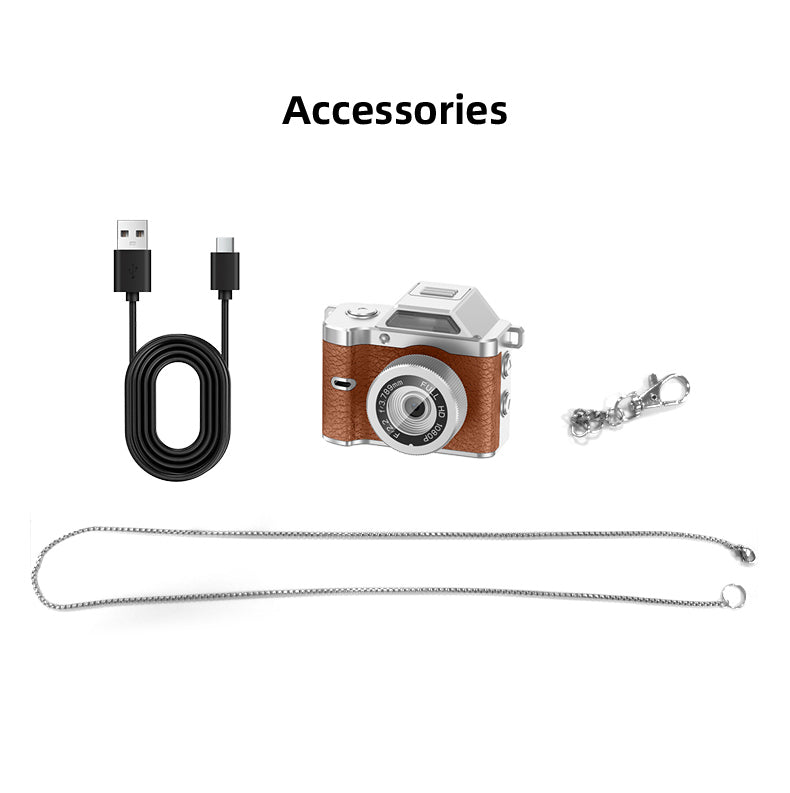 H79 Hot-selling Travel and Study Recording Mini Camera 1080P HD Video Recorder Keychain Retro Camera Birthday Camera Video Recorder