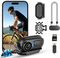 4K Mini Body Camera - Thumb Sports Action Cam 128GB with Audio, Wearable Hands-Free Chest Pov Recording, Helmet Mount & Magnetic Personal Clip On Camcorders - For Cap Shirt Outoor Cycling Skiing