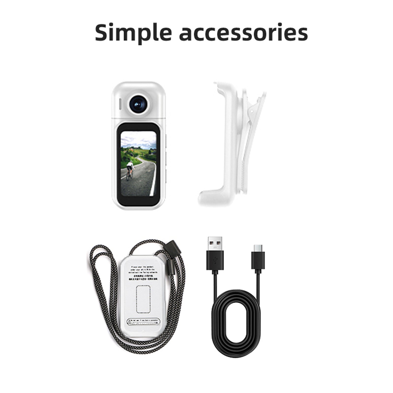 H91 Handheld High-Res 1080P Waterproof Action Camera Wide Angle Magnetic Touch Screen Wearable Features Featuring CMOS Imaging