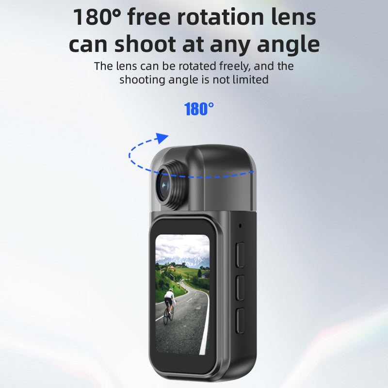 H91 Handheld High-Res 1080P Waterproof Action Camera Wide Angle Magnetic Touch Screen Wearable Features Featuring CMOS Imaging