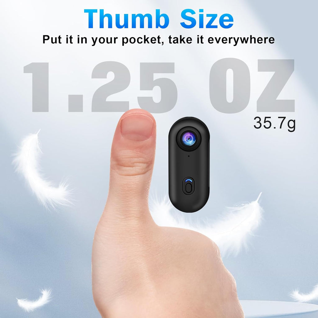 4k POV Camera Mini Magnetic Body Wearable Cam Smart Phone Wifi Camera Thumb Video Recorder
